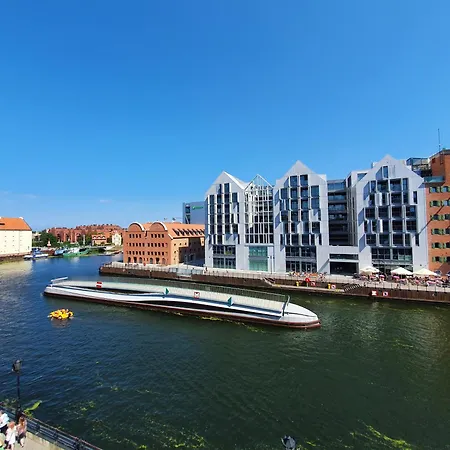 Apartament Z Widokiem Na Motlawe III Danzica Esterno foto